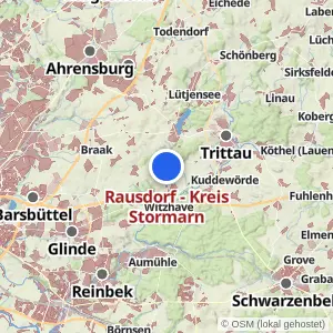 Kartenvorschau Rausdorf - Kreis Stormarn