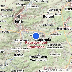 Kartenvorschau Rausdorf bei Stadtroda
