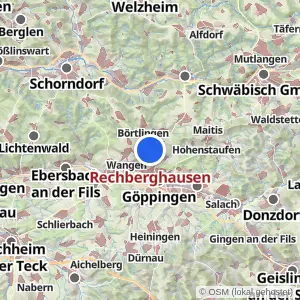 Kartenvorschau Rechberghausen