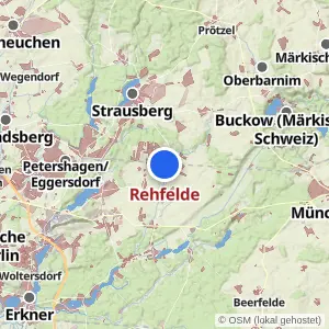 Kartenvorschau Rehfelde
