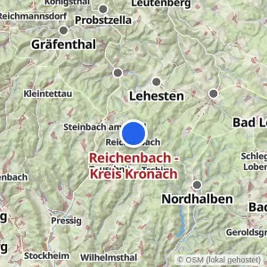 Kartenvorschau Reichenbach - Kreis Kronach