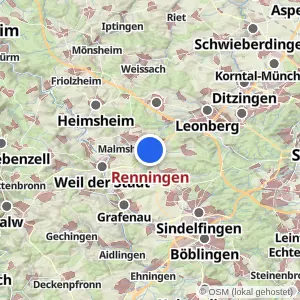 Kartenvorschau Renningen
