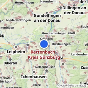 Kartenvorschau Rettenbach - Kreis Günzburg
