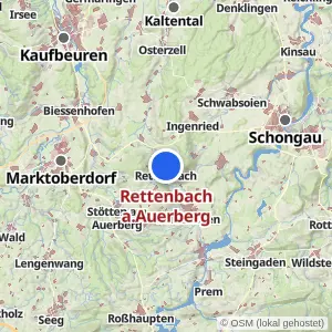 Kartenvorschau Rettenbach a.Auerberg