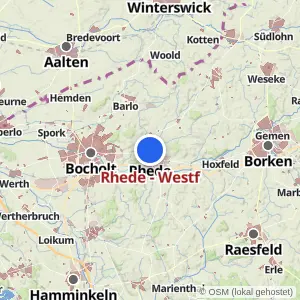 Kartenvorschau Rhede - Westf