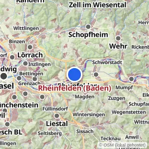 Kartenvorschau Rheinfelden (Baden)