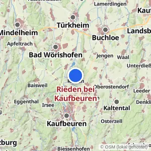 Kartenvorschau Rieden bei Kaufbeuren