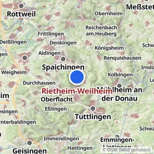 Kartenvorschau Rietheim-Weilheim