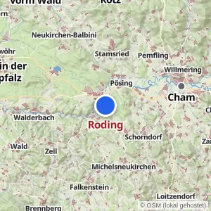 Kartenvorschau Roding