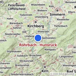 Kartenvorschau Rohrbach - Hunsrück