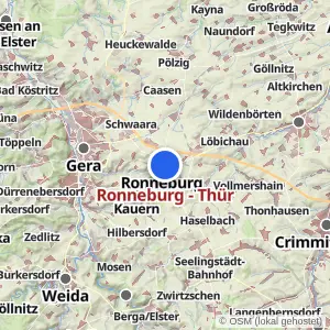 Kartenvorschau Ronneburg - Thür