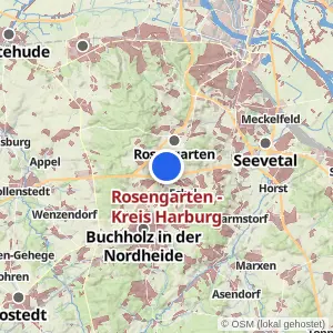 Kartenvorschau Rosengarten - Kreis Harburg