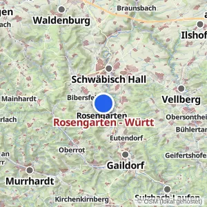 Kartenvorschau Rosengarten - Württ