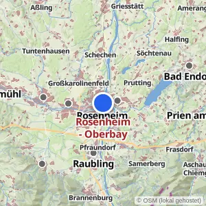 Kartenvorschau Rosenheim - Oberbay