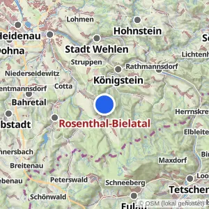 Kartenvorschau Rosenthal-Bielatal