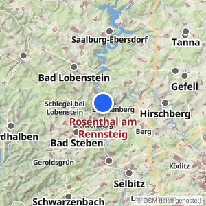 Kartenvorschau Rosenthal am Rennsteig
