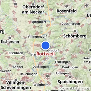 Kartenvorschau Rottweil