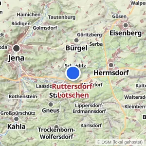 Kartenvorschau Ruttersdorf-Lotschen