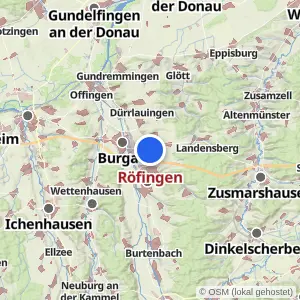 Kartenvorschau Röfingen