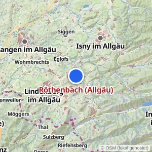 Kartenvorschau Röthenbach (Allgäu)