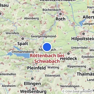Kartenvorschau Röttenbach bei Schwabach