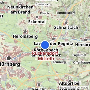 Kartenvorschau Rückersdorf - Mittelfr