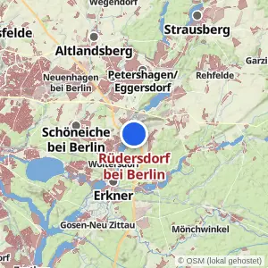 Kartenvorschau Rüdersdorf bei Berlin