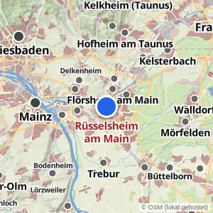 Kartenvorschau Rüsselsheim am Main