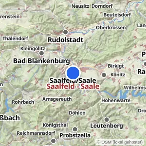Kartenvorschau Saalfeld - Saale