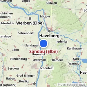 Kartenvorschau Sandau (Elbe)