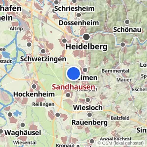 Kartenvorschau Sandhausen