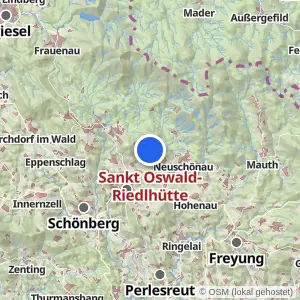 Kartenvorschau Sankt Oswald-Riedlhütte