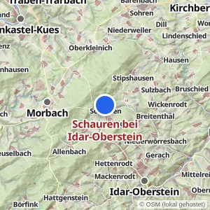 Kartenvorschau Schauren bei Idar-Oberstein