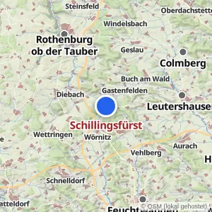 Kartenvorschau Schillingsfürst
