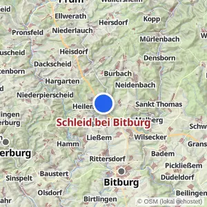 Kartenvorschau Schleid bei Bitburg