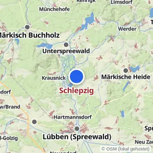 Kartenvorschau Schlepzig