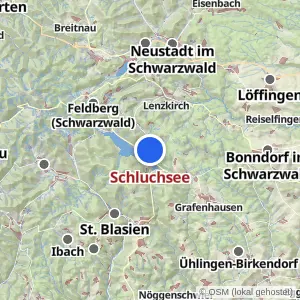 Kartenvorschau Schluchsee