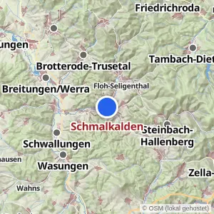 Kartenvorschau Schmalkalden