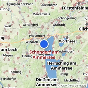 Kartenvorschau Schondorf am Ammersee