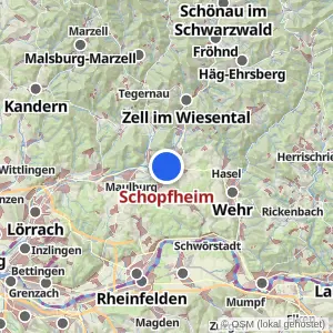 Kartenvorschau Schopfheim