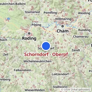 Kartenvorschau Schorndorf - Oberpf