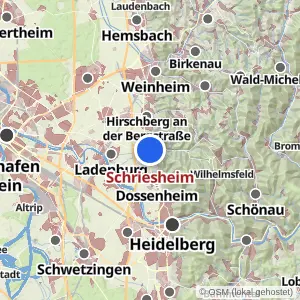 Kartenvorschau Schriesheim