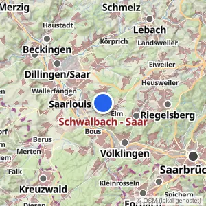 Kartenvorschau Schwalbach - Saar