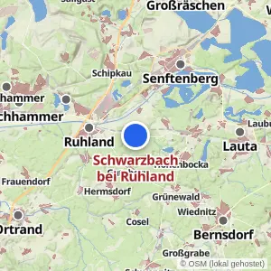 Kartenvorschau Schwarzbach bei Ruhland