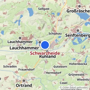 Kartenvorschau Schwarzheide