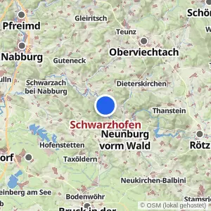 Kartenvorschau Schwarzhofen