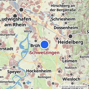 Kartenvorschau Schwetzingen