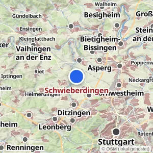 Kartenvorschau Schwieberdingen
