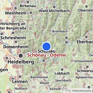 Kartenvorschau Schönau - Odenw