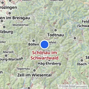 Kartenvorschau Schönau im Schwarzwald